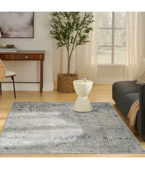 Nourison Quarry Dark Grey QUA17 4 ft. X 6 ft. Rect. Rug