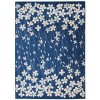 Nourison Tranquil(Traql) - Tra04 Navy Area Rug 5 ft. 3 X 7 ft. 3 Rectangle