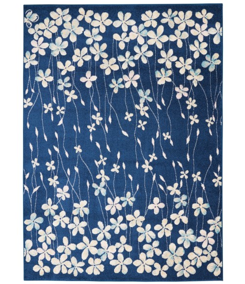 Nourison Tranquil Area Rug TRA04-Navy