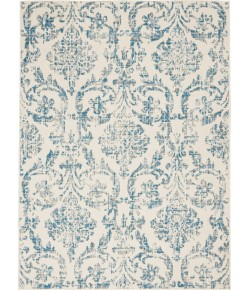 Nourison Home Jubilant JUB09 Ivory Blue 5 ft. 3 in. X 7 ft. 3 in. Area Rug