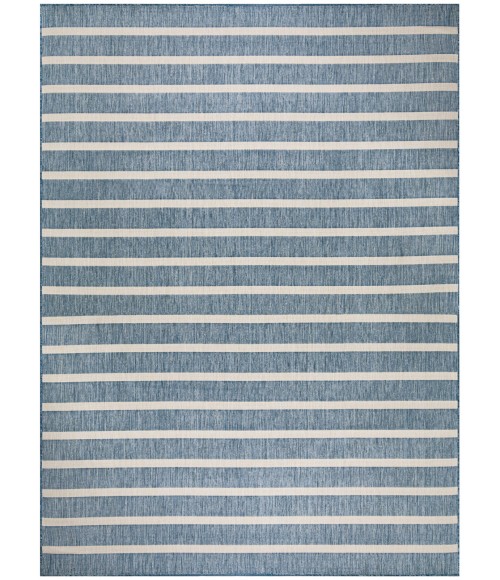 Nourison Positano Navy Ivory POS03 8 ft. X 10 ft. Rect. Rug