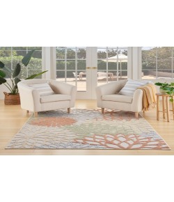 Nourison Aloha Ivory Multicolor ALH05 3 ft. 6 in. X 5 ft. 6 in. Rectangle Rug