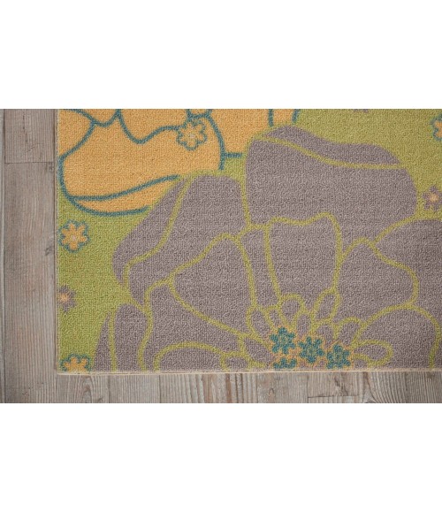 Nourison HOME & GARDEN Area Rug Nourison Home & Garden Runner Area Rug RS021-Green