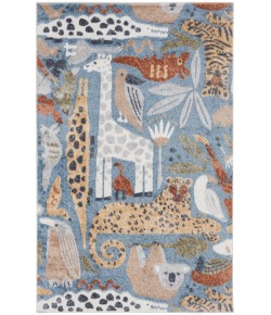 Nourison Astra Washables - Asw01 Multicolor Area Rug 4 ft. X 6 ft. Rectangle