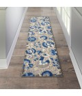 Nourison Aloha Runner Area Rug ALH17-Natural/Blue