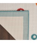 Nourison Aloha Area Rug ALH27 Teal Multi