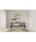Nourison Astra Machine Washable Ivory Olive ASW03 3 ft. 3 in. X 5 ft. Rectangle Rug