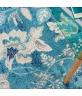 Nourison Tranquil Area Rug TRA02-Turquoise