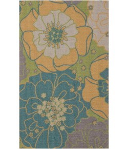 Nourison Home & Garden - Rs021 Green Area Rug 2 ft. 3 X 3 ft. 9 Rectangle