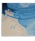 Nourison SYMMETRY Area Rug Nourison Symmetry Area Rug SMM01-Blue/Ivory