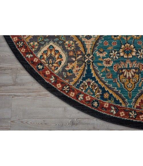 Nourison 2020 Area Rug Nourison 2020 Round Area Rug NR203-Multicolor