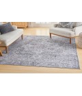 Nicole Curtis Machine Washable Series 1 Ivory Grey SR101 7 ft. 10 in. X 9 ft. 10 in. Rectangle Rug