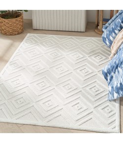 Nourison Versatile - Nrv01 Ivory White Area Rug 5 ft. X 7 ft. Rectangle