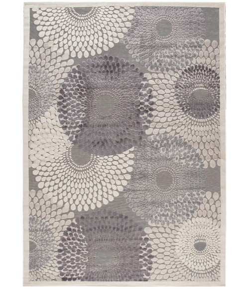 Nourison GRAPHIC ILLUSIONS Area Rug Nourison Graphic Illusions Area Rug GIL04-Grey