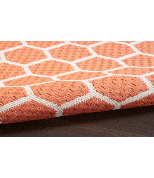 Nourison Reversible Indoor Outdoor Coral RVB01 8 ft. X 10 ft. Rectangle Rug