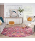 Nourison Passion Area Rug PSN01 Fuchsia 8' Round