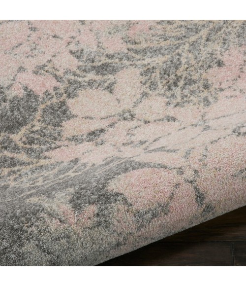 Nourison Tranquil Runner Area Rug TRA08-Grey/Pink