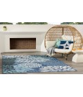 Nourison Garden Oasis Navy GOA06 6 ft. X 9 ft. Rectangle Rug