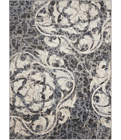 Nourison MAXELL Area Rug Nourison Maxell Area Rug MAE10-Ivory/Charcoal