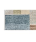 Nourison Astra Machine Washable Blue Green Multi ASW09 2 ft. 2 in. X 8 ft. Rectangle Rug