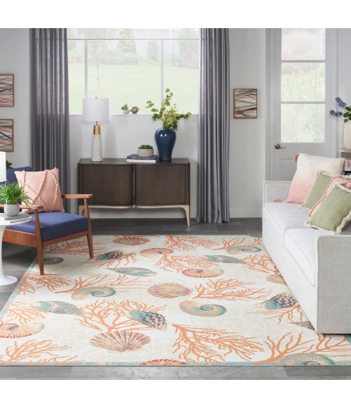 Waverly Sun N' Shade Area Rug SND92 Ivory/Multi