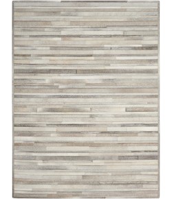 Calvin Klein Ck17: Prairie - Pra1 Silver Area Rug 5 ft. 6 in. X 7 ft. 5 in. Rectangle