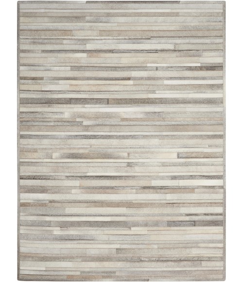 Calvin Klein Home Prairie Area Rug PRA1 Silver