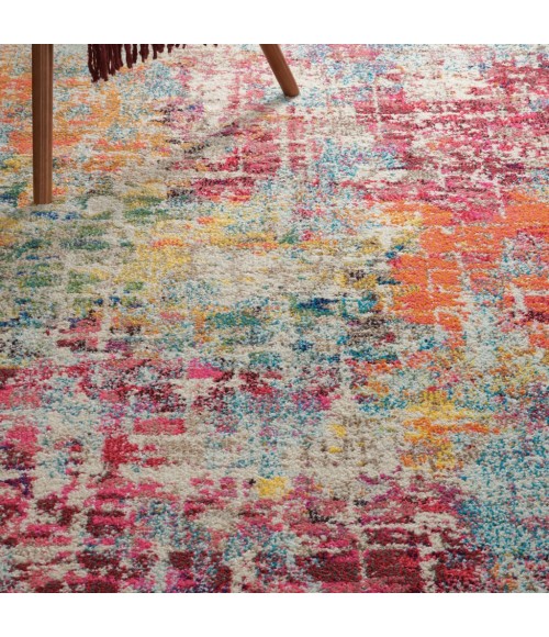 Nourison Celestial Area Rug CES13-Pink/Multicolor