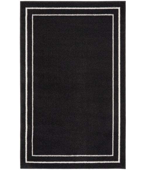 Nourison Nourison Essentials Area Rug NRE02 Black Ivory