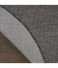 Nourison Positano Round Area Rug POS01-Charcoal