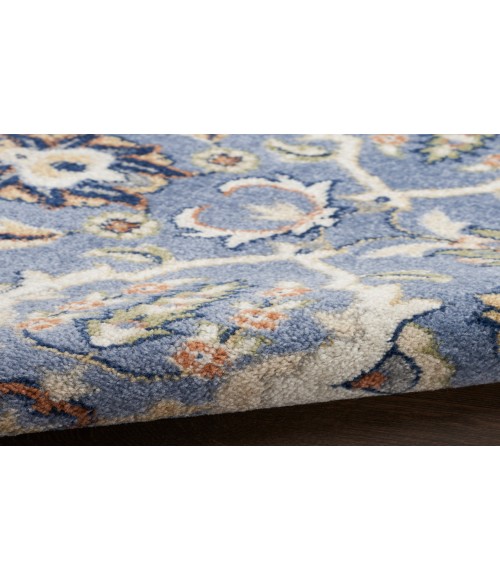 Nourison Allur Light Blue ALR03 4 ft. X 6 ft. Rectangle Rug