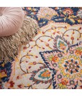 Nourison Passion Area Rug PSN22 Navy Multicolor