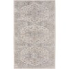 Nourison Astra Machine Washable Silver Grey ASW12 2 ft. X 6 ft. Rectangle Rug