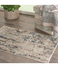 Nourison Quarry Beige Grey QUA01 2 ft. X 4 ft. Rect. Rug