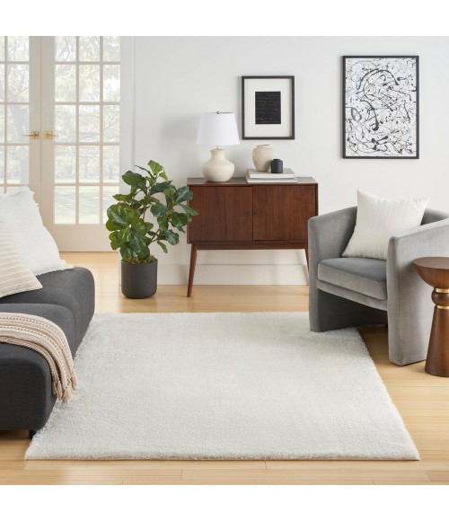 Nourison Pacific Shag Area Rug PCS01 Ivory