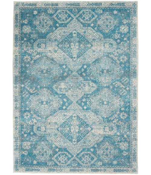 Nourison TRANQUIL Area Rug Nourison Tranquil Area Rug TRA13-Lt.Blue/Ivory
