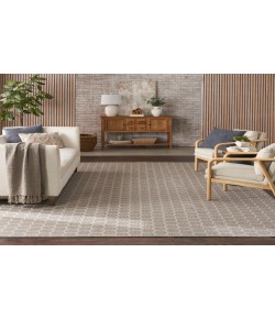 Nourison Reversible Indoor Outdoor Grey RVB01 8 ft. X 10 ft. Rectangle Rug