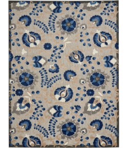 Nourison Aloha - Alh17 Natural Blue Area Rug 7 ft. 10 X 10 ft. 6 Rectangle