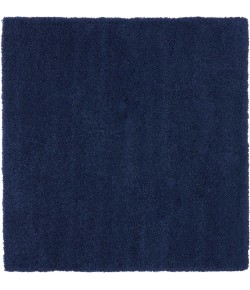 Nourison Malibu Shag - Msg01 Navy Area Rug 7 ft. 10 X Square