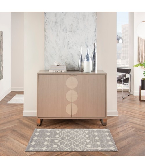 Nourison Grafix Area Rug GRF37-Grey