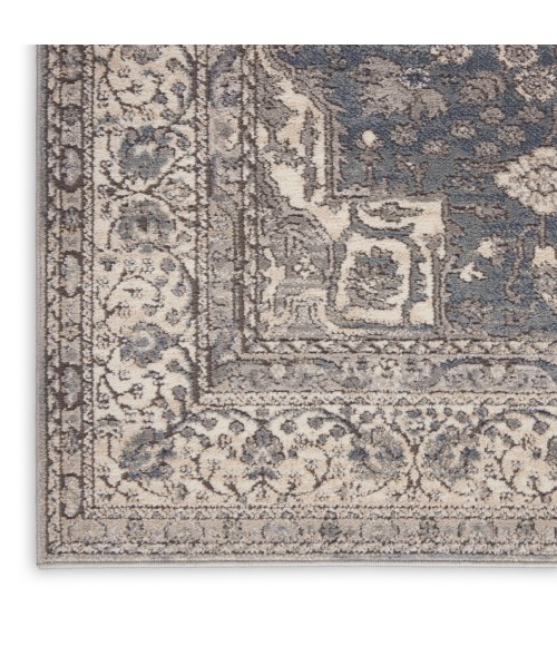 Nourison Quarry Grey/Ivory QUA07 4 ft. X 6 ft. Rect. Rug