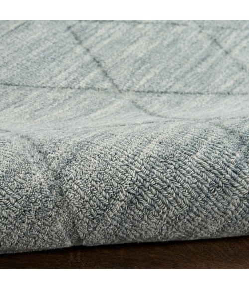 Nourison Wool Haven Blue WOH01 7 ft. 9 in. X 9 ft. 9 in. Rect. Rug