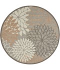 Nourison Aloha Round Area Rug ALH05-Natural