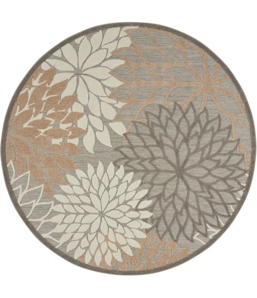 Nourison Aloha Round Area Rug ALH05-Natural