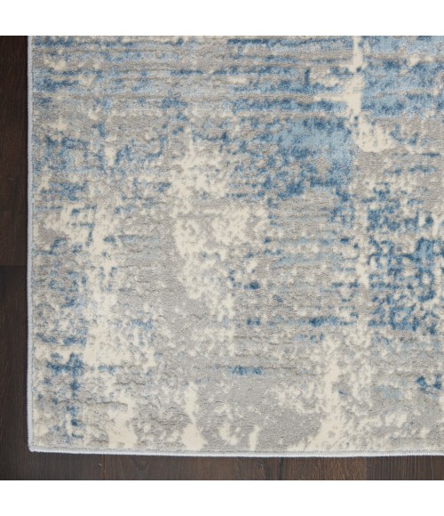Nourison SOLACE Area Rug Nourison Solace Area Rug SLA02-Ivory/Grey/Blue