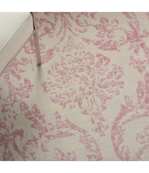 Nourison Jubilant Area Rug JUB09-Ivory/Pink