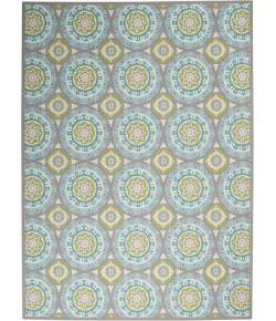 Nourison Wav01/Sun & Shade - Snd16 Jade Area Rug 7 ft. 9 X 10 ft. 10 Rectangle