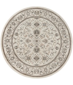 Nourison Serenity Home Ivory Mocha SRH02 8 ft. X Round Rug