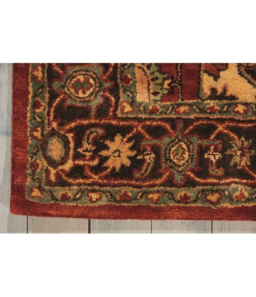 Nourison Jaipur Round Area Rug JA36-Red