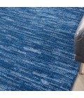 Nourison Essentials Navy Blue Area Rug NRE01-Navy Blue